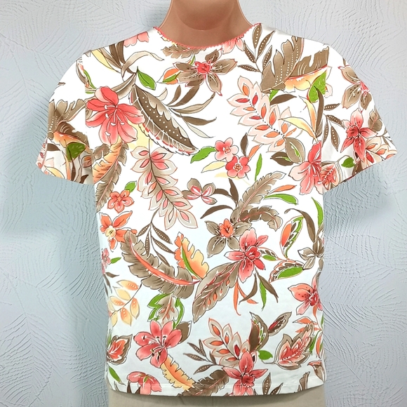 Alfred dunner Tiger lily Floral shirt - Picture 5 of 8